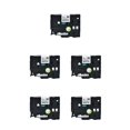 thumbnail image 2 of QualitChoice Label Printer Tape Waterproof 8 Meter Self-adhesive Shopping Mall PET Maker Ribbon Replacement for P-Touch Black on White 5Set, 2 of 6
