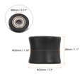 thumbnail image 2 of Unique Bargains 8mm Chain Roller Pulley Tensioner Wheel Guide Concave Type for Bike Sliding Door Black, 2 of 6