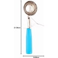 thumbnail image 4 of Met Lux Ounce Portion Scoop Durable Disher Scoop - Thumb Trigger Orange Stainless Steel Ice Cream Disher for Portion Control for Ice Cream Mashed Potato and Cookie Batter, 4 of 4