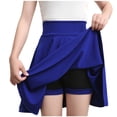 thumbnail image 2 of EGNMCR Robes de Fête pour Femmes Femmes Mode Taille Haute Unie Mini Jupe Crayon Hanches Ajustée Jupe Courte, 2 of 5