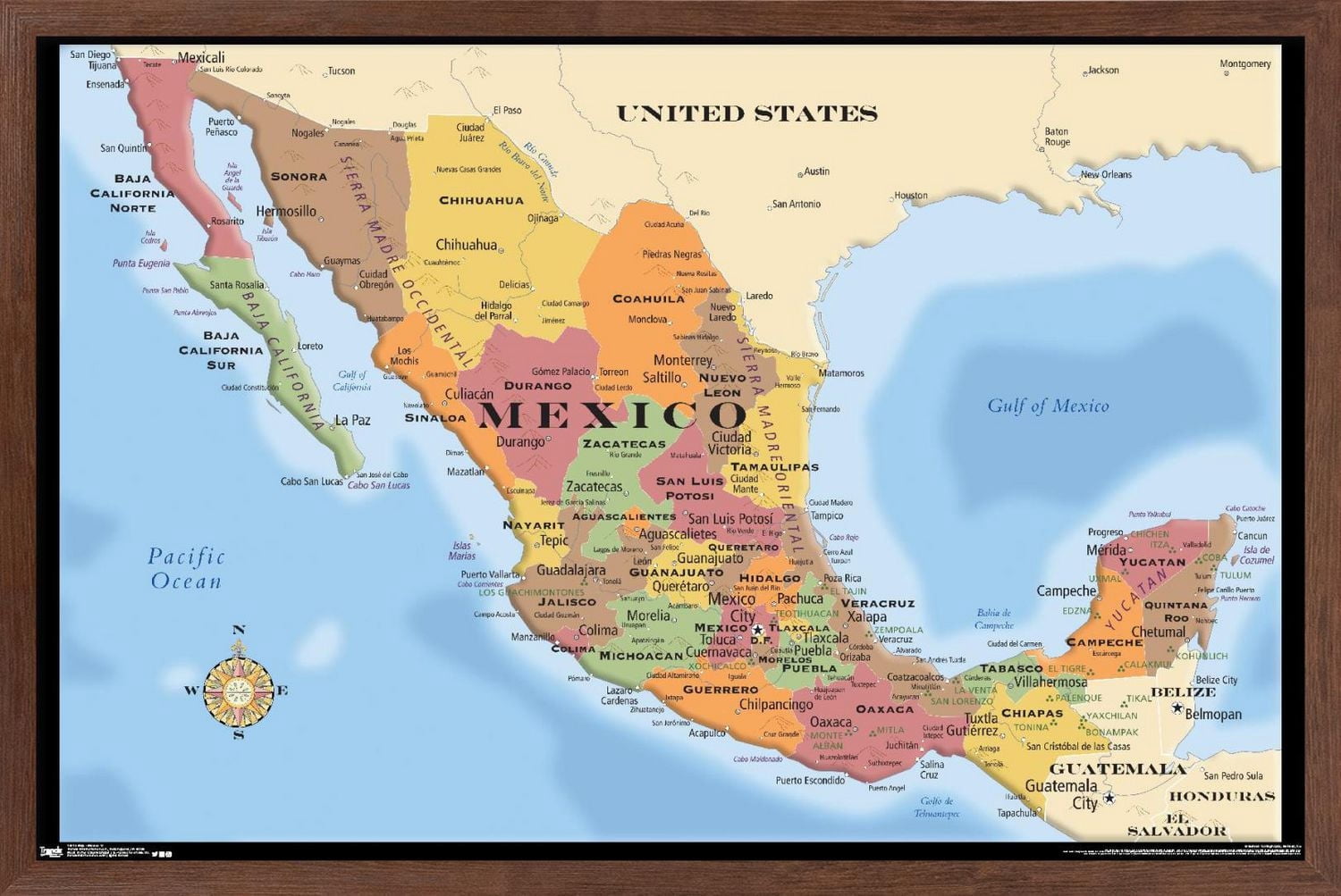 Carte - Mexique