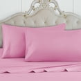 thumbnail image 4 of 300 Thread Count 100% Egyptian Cotton 4-Piece Bed Sheet Set (1 Flat, 1 Fitted Sheet, 2 Pillow Covers) 24 Inches Deep Pocket Solid Pattern, 4 of 6