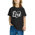 thumbnail image 4 of RXIRUCGD Tout-Petits Enfants Garçons Filles T-shirt à Imprimé d'Halloween Mode Mignon Col Rond Imprimé Manches Courtes Haut ( Noir, Taille : 9 Ans ), 4 of 4