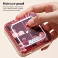 thumbnail image 2 of Transemion Pill Box Health Care Tablet Storage Container Dispenser Daily Tablets Holder Travel Indoor Outdoor Organizer Suitcase Green 1Set, 2 of 6