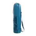 thumbnail image 1 of Waterproof Nylon Yoga Mat Backpack with Adjustable Shoulder Straps - Versatile Sports Bag Featuring Wet Pocket, Front Drawstring & Side Zippered Pouch for Fitness Gear, Travel Essentials -, 1 of 6