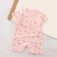 thumbnail image 2 of Akiihool Mignons Cache-Couches pour Bébé Garçon Justaucorps pour Bébé Personnalisé Concevez Votre Propre Cache-Couche - Image de Texte Personnalisée - Barboteuse pour Nouveau-Né Garçon et Fille (Rouge Melon D\'eau, 6-12 Mois), 2 of 4