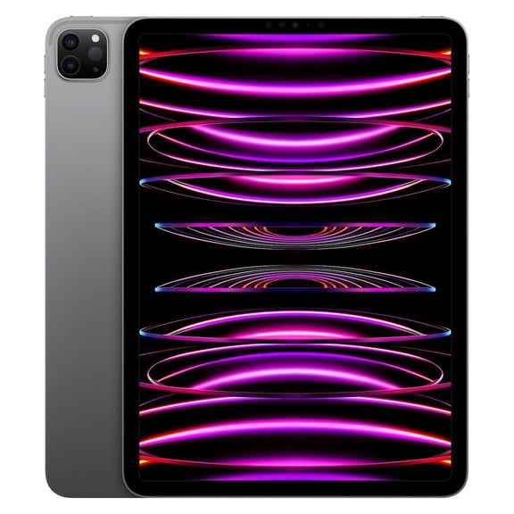 iPad Pro Apple Remis à Neuf 11 Po (2022) A2435 (Wi‐Fi + Cellulaire Déverrouillé) 512 Go Gris Cosmique (Grade A+)