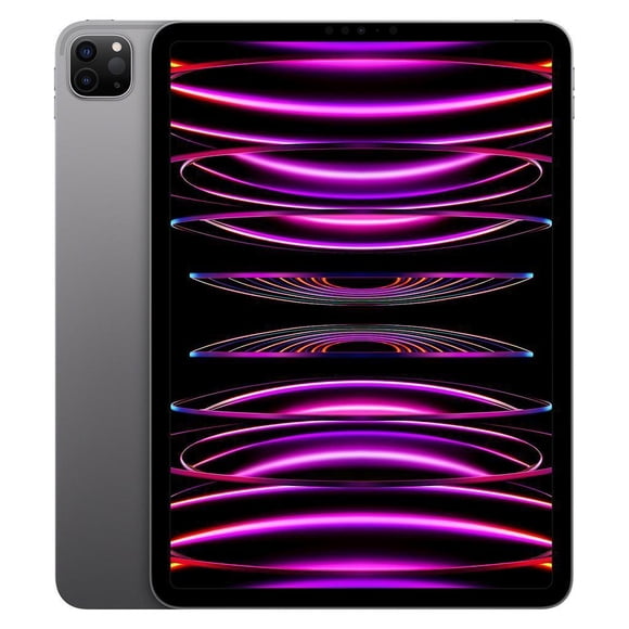 iPad Pro Apple Remis à Neuf 11 Po (2022) A2435 (Wi‐Fi + Cellulaire Déverrouillé) 512 Go Gris Cosmique (Grade A+)