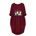 thumbnail image 3 of LSLJS The Fashion Women's Winter Plus Size Loose Pocket Christmas Printed Dress, 3 of 6