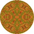 thumbnail image 1 of Ahgly Company Tapis d'Intérieur Lavables en Machine, Carrés Transitionnels en Acajou Brun, 3', 1 of 7