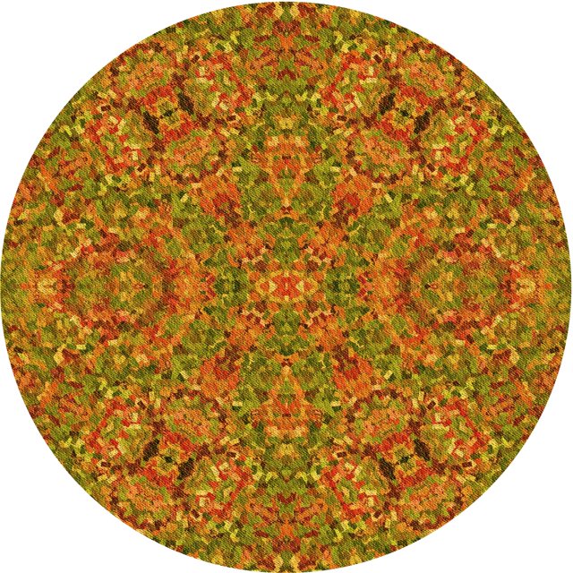 Ahgly Company Tapis d'Intérieur Lavables en Machine, Carrés Transitionnels en Acajou Brun, 3'