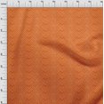 thumbnail image 3 of oneOone Polyester Lycra Orange Fabric Geometric Bandhani Sewing Material Print Fabric By The Yard 56 Inch Wide, 3 of 4