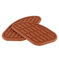 thumbnail image 4 of Motorcycle Fuel Tank Traction Pad Protector, Pair of Universal Motorcycle Rubber Tank Pad Side Gas Panels Knee Grip Protector Vintage Universal Knee Grip Decals for Knee Protect, 4 of 7