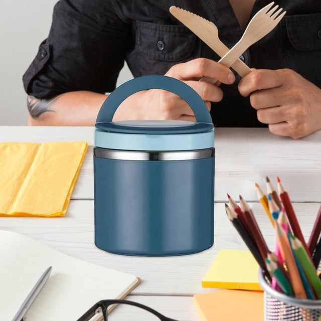 Under $5 Stainless Steel Lunch Box, Insulated Lunch Box Food Container Stainless Steel Lunch Box Food Insulated Container Wide Mouth Containers Lunch Thermoses Vacuum Insulated Food Jar Soup Thermoses