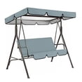 thumbnail image 3 of Garden Swing Canopy Seats Replacement Set 3 Seats Covers + Swing Canopy Cover, 3 of 8