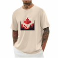 thumbnail image 1 of Pisexur T-shirts pour Hommes, Imprimé Col Rond Mode Décontractée Manches Courtes Blouses Col Rond Chemises Beige,5TG Chemises de Golf Hommes & Chemises Hommes, 1 of 6