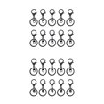 thumbnail image 4 of Maytalsory 10pcs Metal Carabiners Lobster Claw For Keychain - Strong And Functional Accessories For Easy Key Swimming black 2Set, 4 of 6