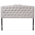 thumbnail image 3 of Baxton Studio Lucy Fabric Tufted King Headboard in Grayish Beige, 3 of 5