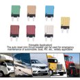 thumbnail image 4 of Disjoncteur de Lame, Réinitialisation Automatique Ensemble de 7 Pcs Fusible de Lame Sécuritaire Largement Applicable 5 à 30A 14VDC pour Remorque, 4 of 7