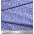 thumbnail image 2 of Soimoi Poly Georgette Fabric Dot,Floral & Insect Clip Art Decor Fabric Printed Yard 52 Inch Wide, 2 of 3