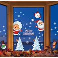 thumbnail image 1 of 8 Sheets Christmas , PVC Doubled-Sided Window Clings Snowflake Santa Claus Decals for Christmas Window Decorations, 1 of 7