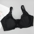 thumbnail image 4 of Sentmoon Womens Sports Bras Plus Size Seamless Lift Adjustable Strap Support Bras Thin Style Anti-Sagging Buttery Soft Solid Color Everyday Bras Stylish for Sports Fitness Black 100, 4 of 4