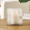 thumbnail image 3 of Better Homes and Gardens Glass Hurricane Medium Clear, 3 of 6