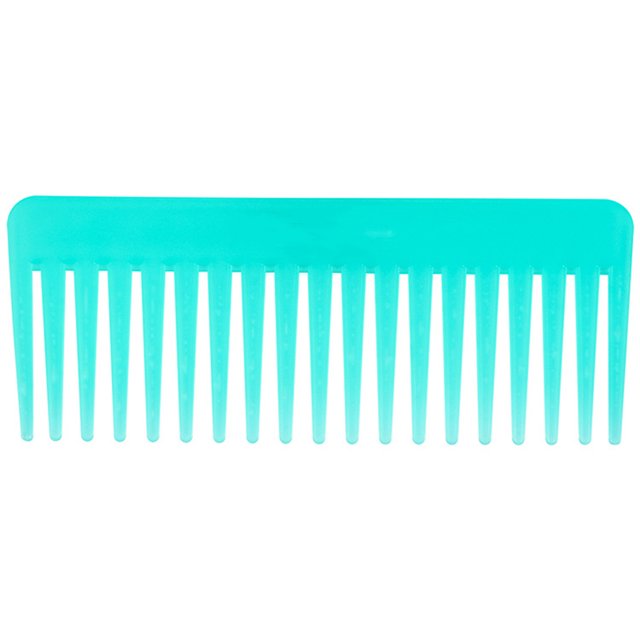 Peigne de Coiffure Léger Portable Petit Utile Outils de Barbier Multifonctionnel Large Couleur Bonbon Bleu Lac