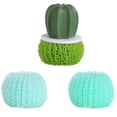 thumbnail image 2 of Yhmxh Kitchen Gadgets Kitchen Accessories Kitchen Items Kitchen Gifts Kitchen Essentials Pot Brush Cactus Cleaning Gradient Colour Cleaning Brush Pot Brush Cactus Pot Brush pot brus, 2 of 6