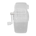 thumbnail image 3 of Rasoir à Glace Manuel Machine à Cônes de Neige, Broyeur à Glace à Manivelle Machine à Glace Pilée Machine à Glace Rasée Machine à Cônes de Neige Machine Portable de Broyage de Glace pour la Maison (Transparent), 3 of 8
