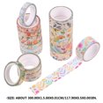 thumbnail image 2 of 18 Rolls Flower Washi Tapes HOT Stamping Decorative Masking Tapes Party Favors, 2 of 7