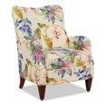 thumbnail image 1 of Paradise Fauteuil Rembourré à Accoudoirs Blanc Cassé à Motif Floral, 1 of 10