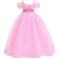 thumbnail image 5 of Cendrillon Robe de Princesse Papillon pour Filles Costume de Luxe Noël Halloween Mascarade, 5 of 5
