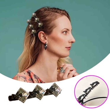 EGNMCR Hair Clips Rhinestone Hairpin Female Summer Forehead Bangs Hairpin Broken Hair Artifact Side Clip Hairpin Hairpin