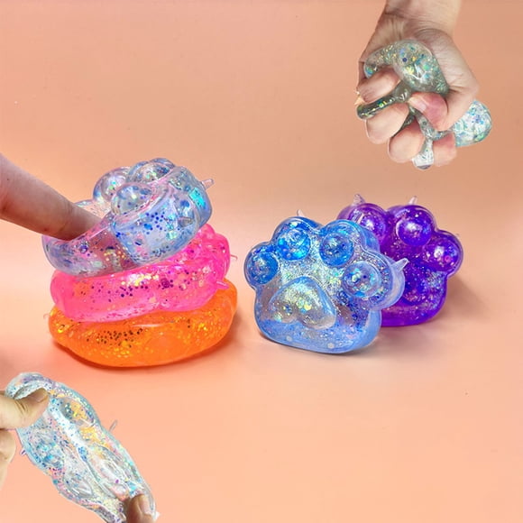 Jienlioq Squishys Paw Fidget Toys Stress Balls for Adults Party Favors Sensory Toys for Autistic Children Stress Relief Toy Easter