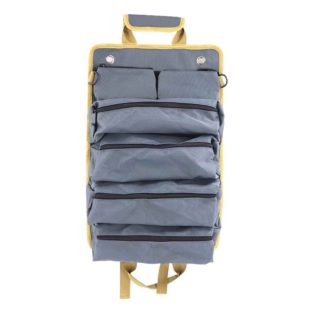 TopLLC Storage Bins Multifunctional Roll Type Hardware Bag, Garden Electrician, Woodworking Hardware Tool Bag, Car Mounted Hardware Tool Storage Bag Storage Bags