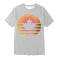 thumbnail image 5 of T-Shirt Fête du Canada Filles Drapeau du Canada Manches Courtes Tee Enfants Fête du Canada Imprimé Graphique Mode Enfants Fille Fête du Canada Col Rond T-Shirt Drapeau Canadien Imprimé, 5 of 5