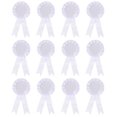 thumbnail image 1 of Unique Bargains Ruban de Récompense Vierge, Ruban de Rosette Ruban de Reconnaissance de Prix Honorable, Blanc, Lot de 12, 1 of 5