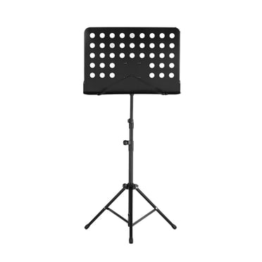 Portable Metal Music Stand Detachable Musical Instruments for Piano Violin Guitar Sheet Music Black