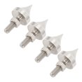 thumbnail image 1 of Ensemble de Pointes pour Haut-Parleurs, 4 Pcs Pointes d'Isolation en Acier Inoxydable pour Haut-Parleurs à Hauteur Réglable, Pieds Coniques de Support d'Isolation pour Plateau Tournant de Haut-Parleur Hi-Fi Antichoc pour Amplificateur Lecteur CD DVD, 1 of 7
