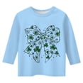 thumbnail image 4 of Chandails pour Filles Taille 14 avec Soutien-Gorge Intégré T-Shirt Graphique de la Saint-Patrick à la Mode Polyvalent Col Rond Manches 3/4 Décontracté, 4 of 4