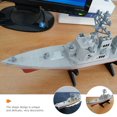 thumbnail image 2 of CHUANK 1PC Navy Ship  Model Plastic Warship Destroyer Boy Toys, 2 of 5