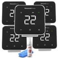 thumbnail image 1 of 5-Pack Honeywell D6 Pro Wi-Fi Ductless Controller Black + LCD Cleaner, 1 of 5