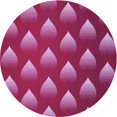 thumbnail image 1 of Ahgly Company Tapis Rond Lavable en Machine Intérieur Transitionnel Rouge Cramoisi, 4 Pieds Rond, 1 of 7