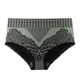 thumbnail image 1 of XZNGL Women Color Lace Edge High Waisted Shorts Shapewear Tummy Control Panties, 1 of 8