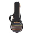 thumbnail image 2 of Musical Instrument Bag, Adjustable Shoulder Strap Ethnic Style Musical Instrument Accessories  For Mandolin, 2 of 8