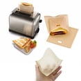 thumbnail image 1 of 5 Pcs Sacs pour Grille-Pain Réutilisables pour Fromage Grillé Sandwich Antiadhésif Réutilisable, 1 of 4