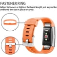 thumbnail image 4 of Replacement Bands Compatible for Fitbit Charge 2, Classic & Special Edition Adjustable Sport Wristbands(Orange,L), 4 of 7