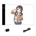 thumbnail image 2 of AMERTEER A4 LED Copy Board Tattoo Stencil Super Thin Light Box Drawing Pad Tracing Table USB Cable, 2 of 9