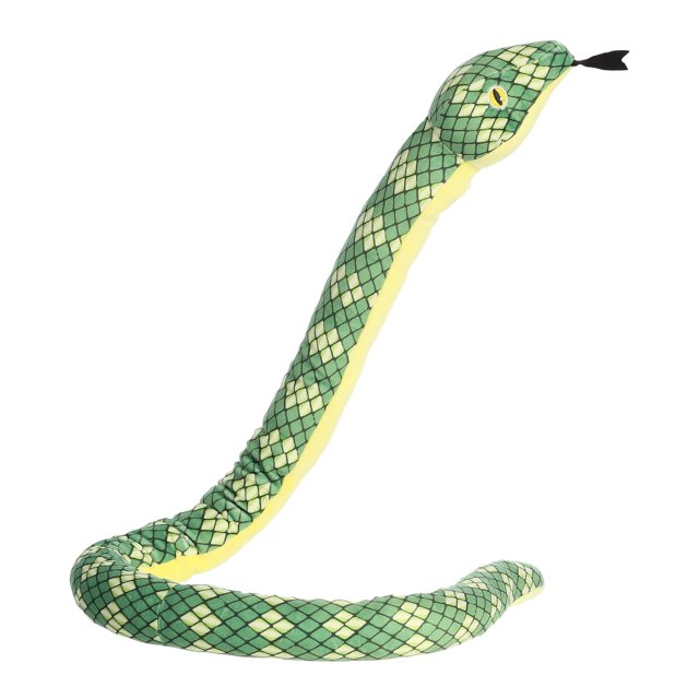 Aurora Stuffed Animals Snakes-KUSHEEZ-Emerald Boa 51"